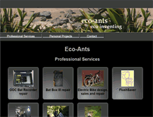 Tablet Screenshot of eco-ants.co.nz